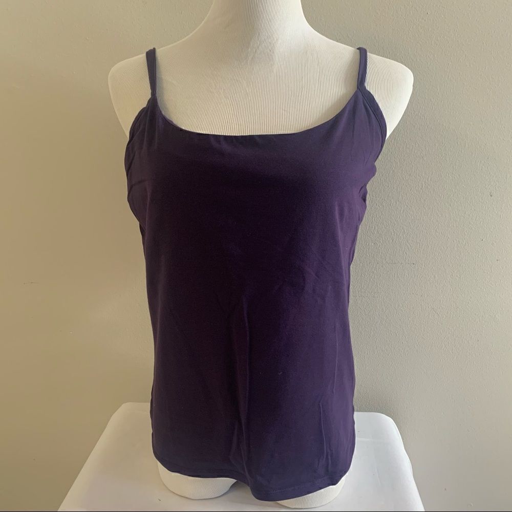 Etcetera Cotton Camisole -Purple-Xl